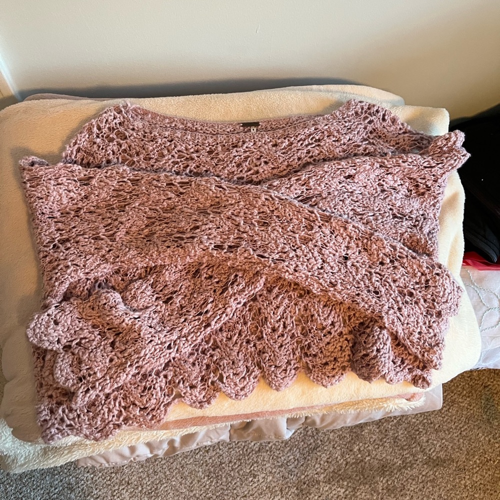 Free People Cropped Sweater